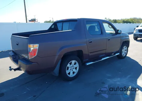 2007 Honda Ridgeline Rtl from USA, damaged, VIN 2HJYK16537H511371